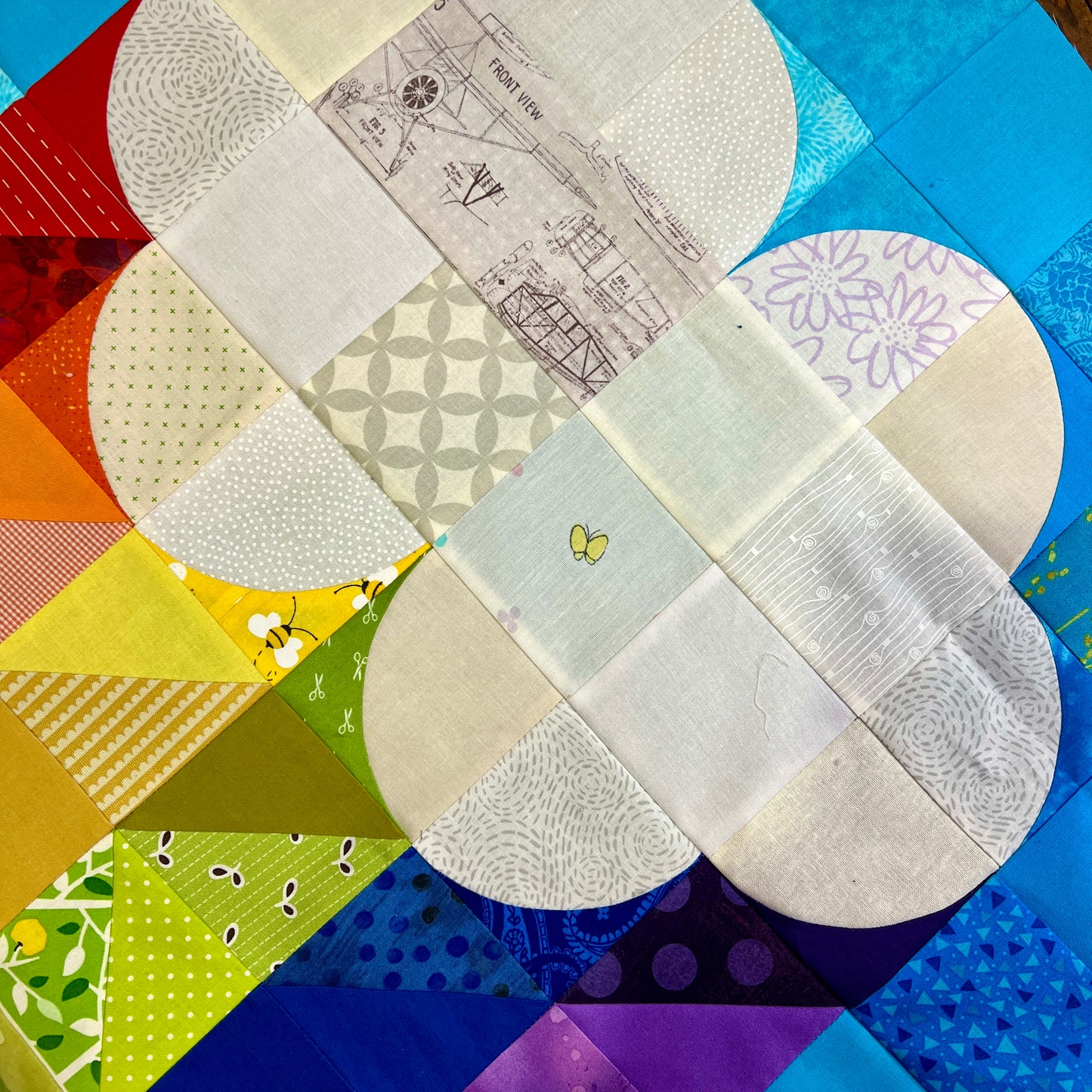 Look Up: Rainbow Quilt Pattern